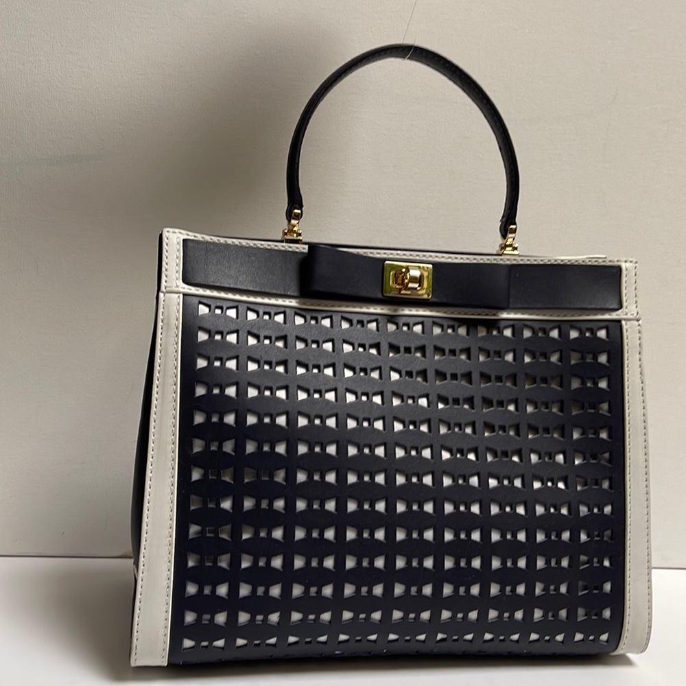 Kate spade perforated bag in blue